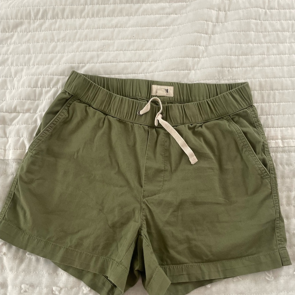 PACT Olive Green Women's Shorts
